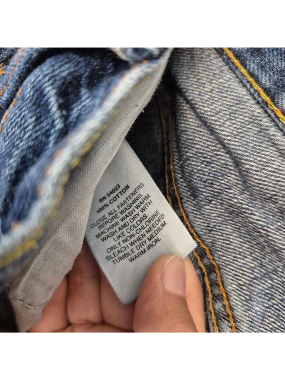 GapKids 1969 Loose Fit Boys Denim Jeans Size 18 Slim Medium Wash - Picture 6 of 8